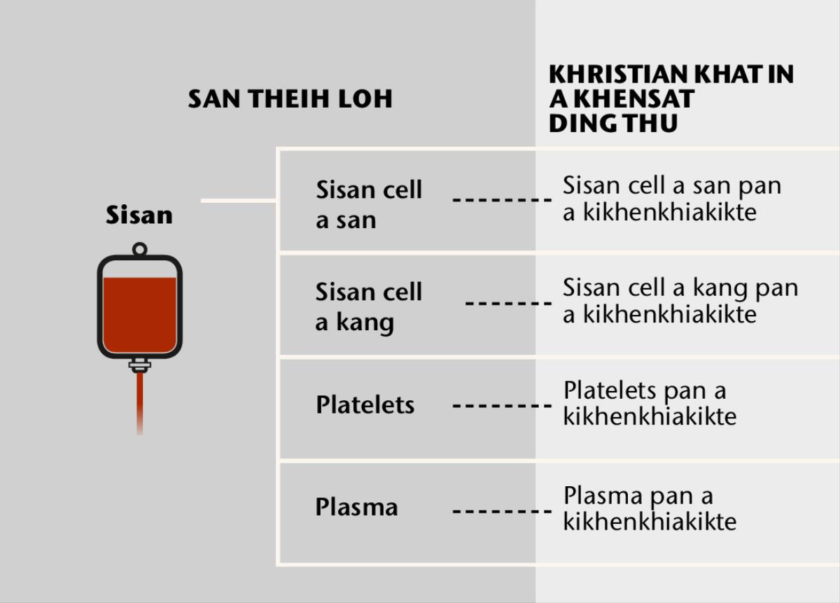 Sisan, sisan bulpi nam lite, le simal neuzawte