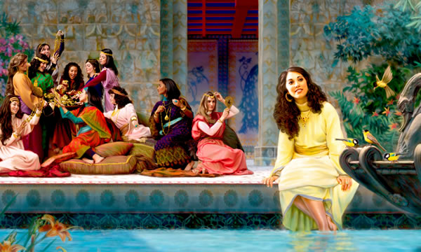 Эсфирь ахалех хитре, ытти ҫамрӑк хӗрарӑмсем вара сӑрланса хитреленеҫҫӗ