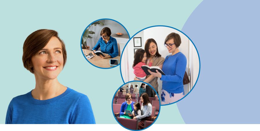 Хӗрарӑм тӑван Библи вӗренӗвӗ ирттерме хатӗрленет; хӗрарӑма чӑнлӑха вӗрентет; ӑна пухӑва илсе пынӑ