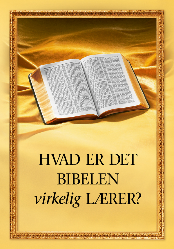 En opslået bibel og titlen på bogen, Hvad er det Bibelen virkelig lærer?