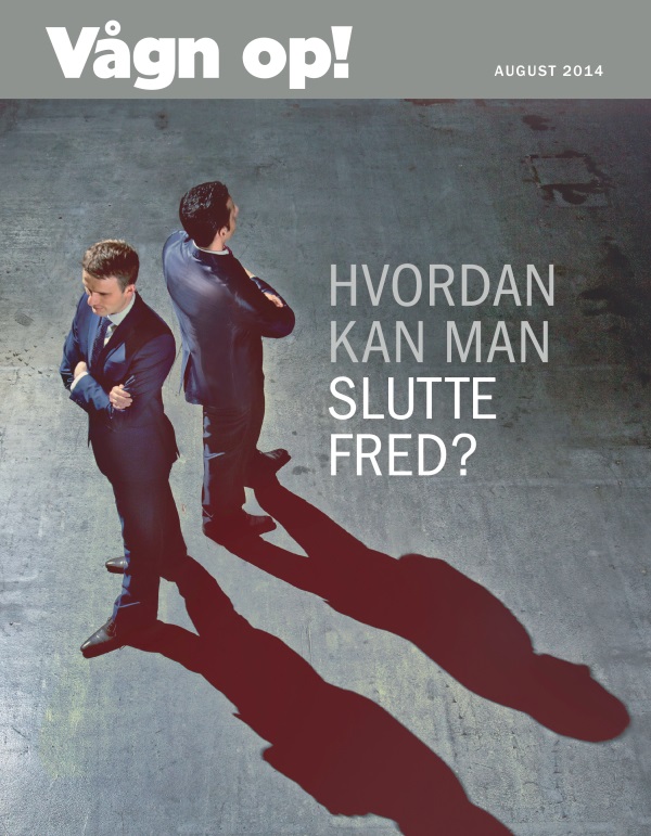 Forsiden af Vågn op!, august 2014 | Hvordan kan man slutte fred?