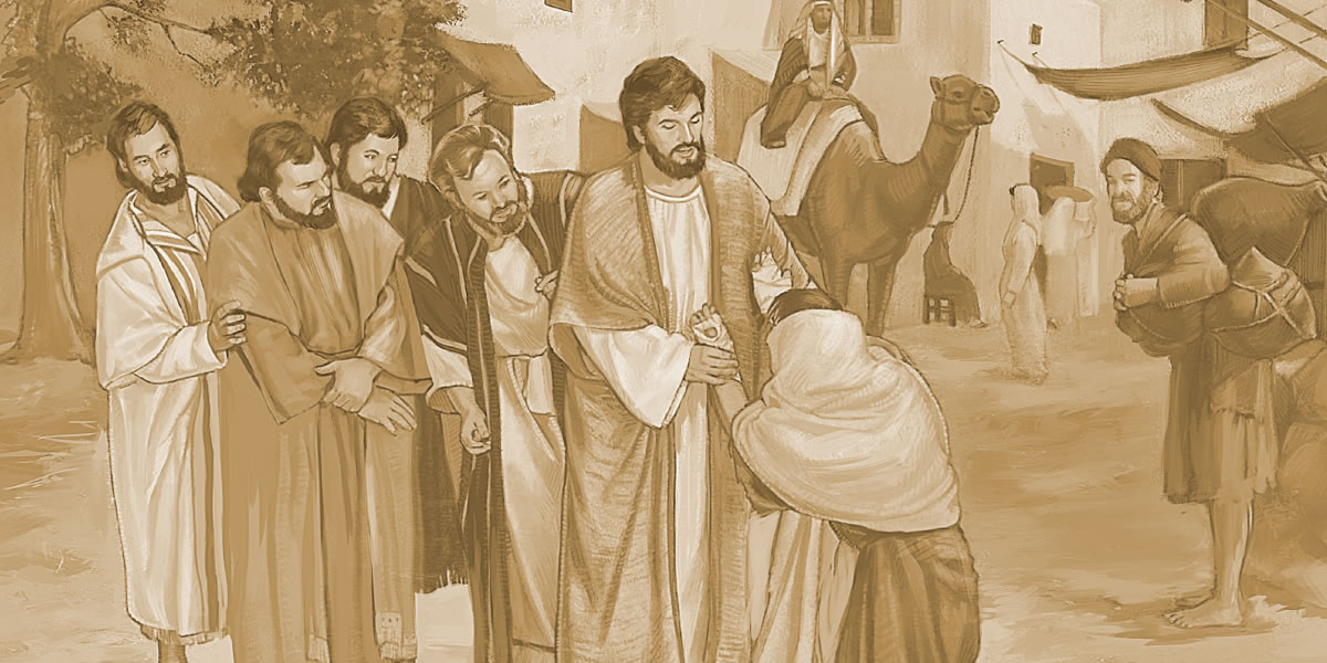 Jesus viser medfølelse med en syg mand