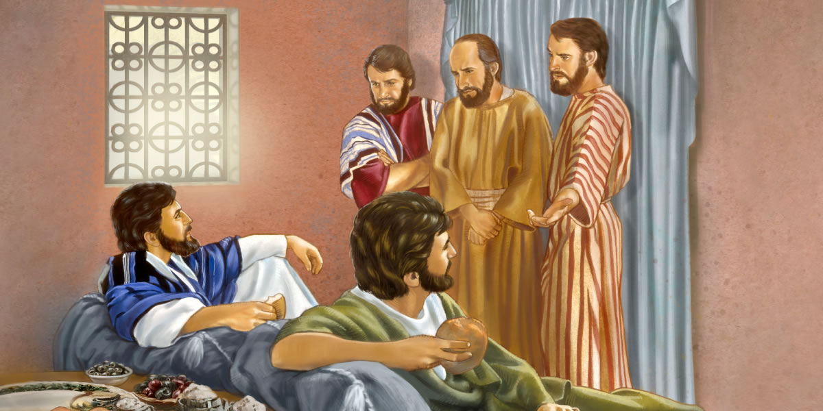 Johannes Døbers disciple stiller Jesus spørgsmål om faste