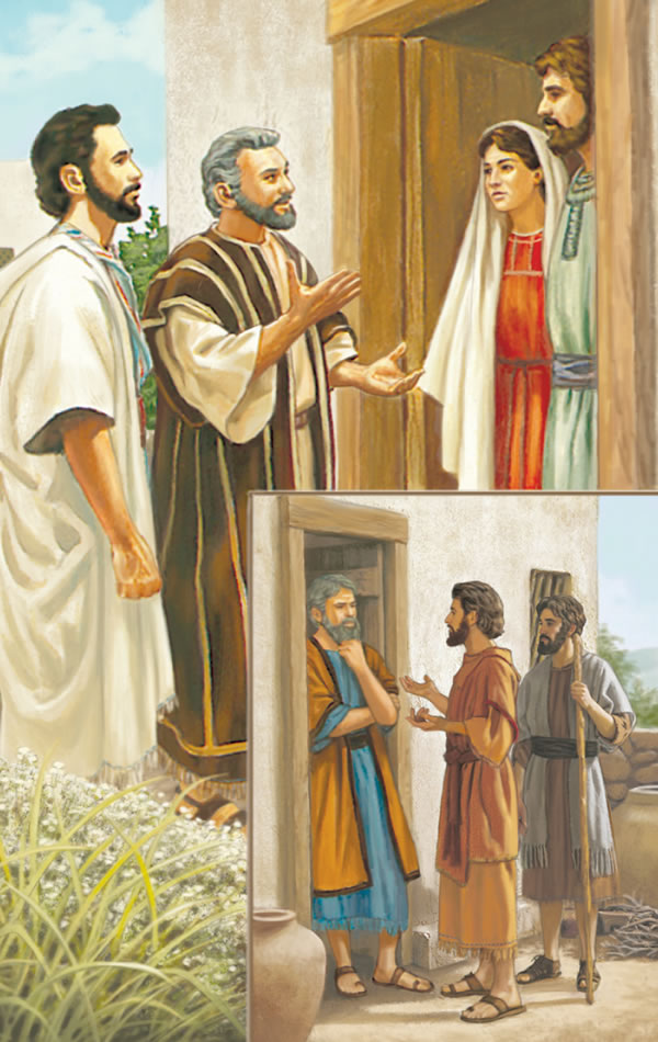 Jesus’ disciple forkynder budskabet om Riget fra hus til hus