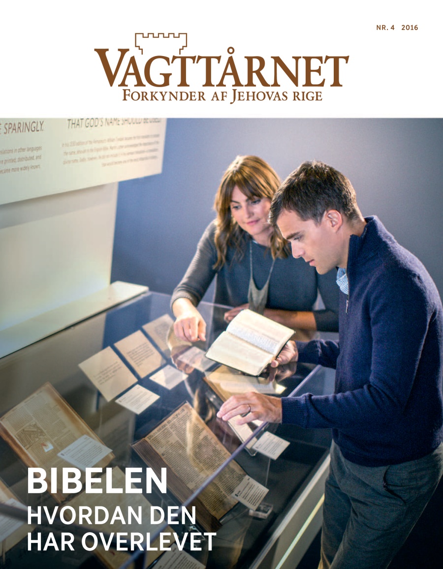 Vagttårnet, nr. 4 2016 | Bibelen – hvordan den har overlevet