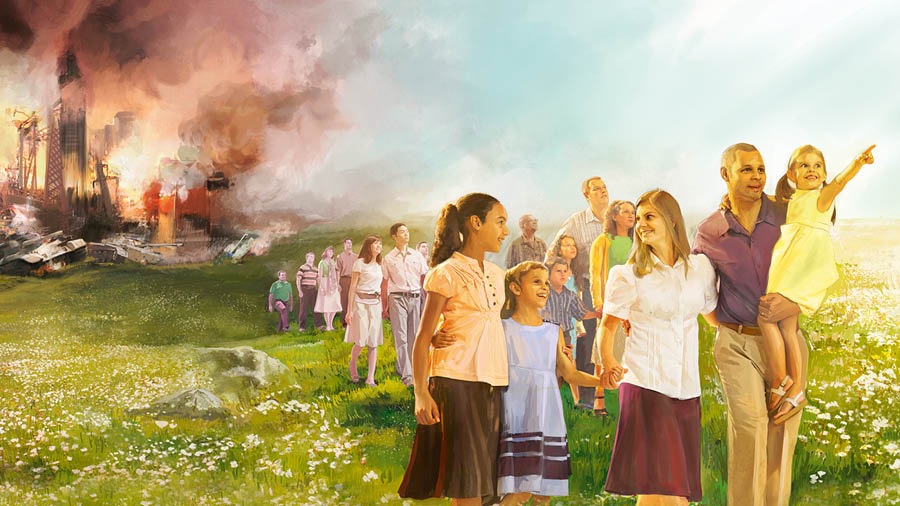 Jehovas trofaste tjenere kommer ud af den store trængsel.