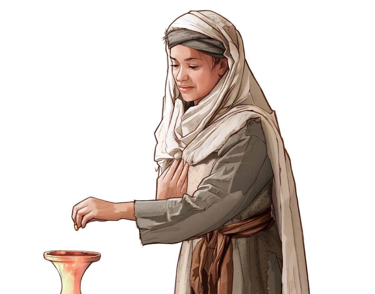 Bidragsbøsserne og enken