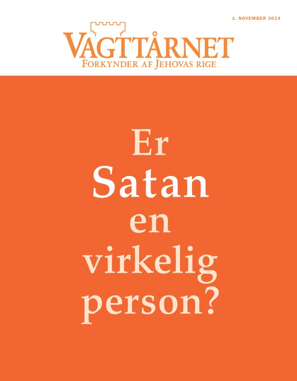 Forside til Vagttårnet 1. november 2014 | Er Satan en virkelig person?