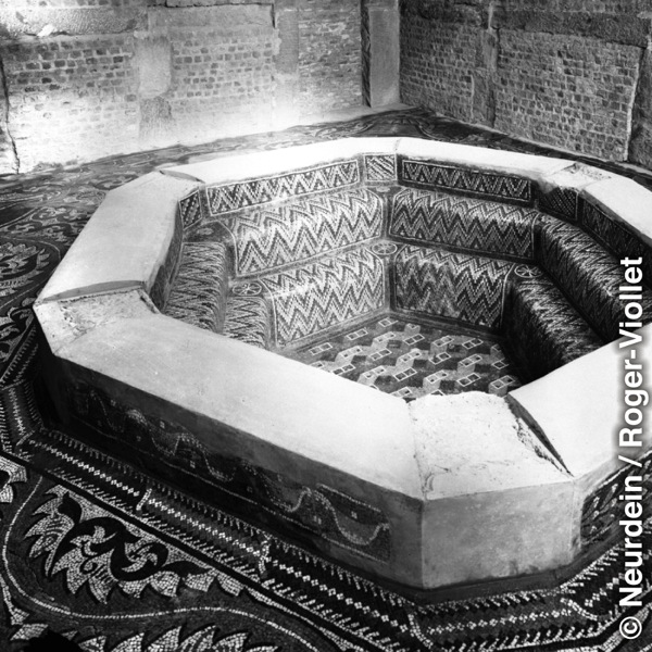 Ruiner af et baptisterium i Timgad