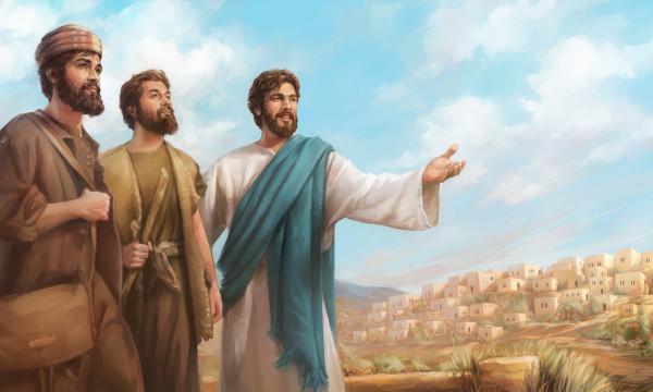 Jesus sender to disciple ud for at forkynde