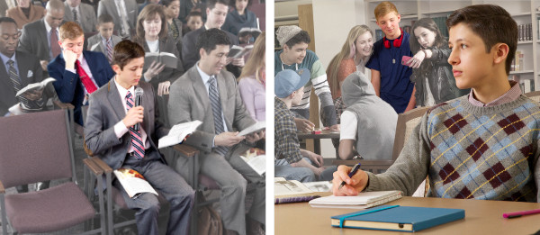 1. En teenager kommenterer ved mødet mens en anden teenager sidder og halvsover; 2. Et ungt Jehovas Vidne er bekymret over at et andet ungt Vidne gør noget der ikke er rigtigt