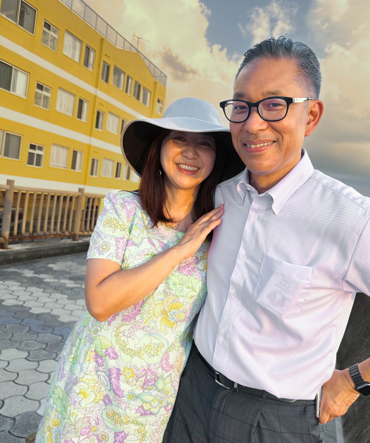 Ken og Miwako som specialpionerer.