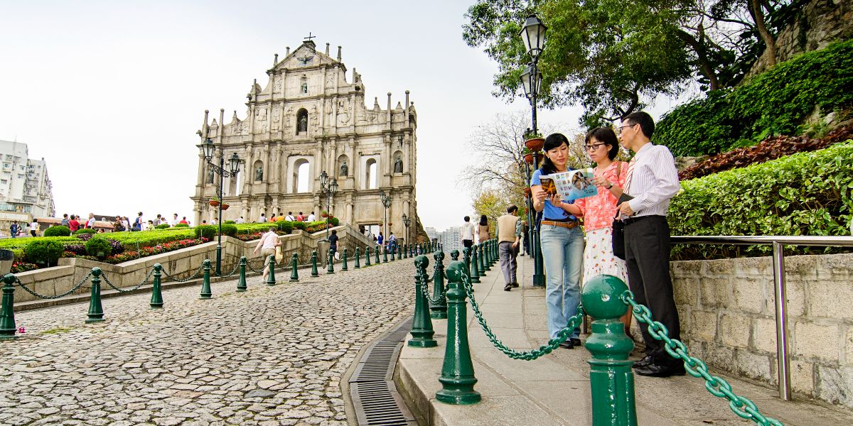 Jehovas Vidner i Macao forkynder for en kvinde