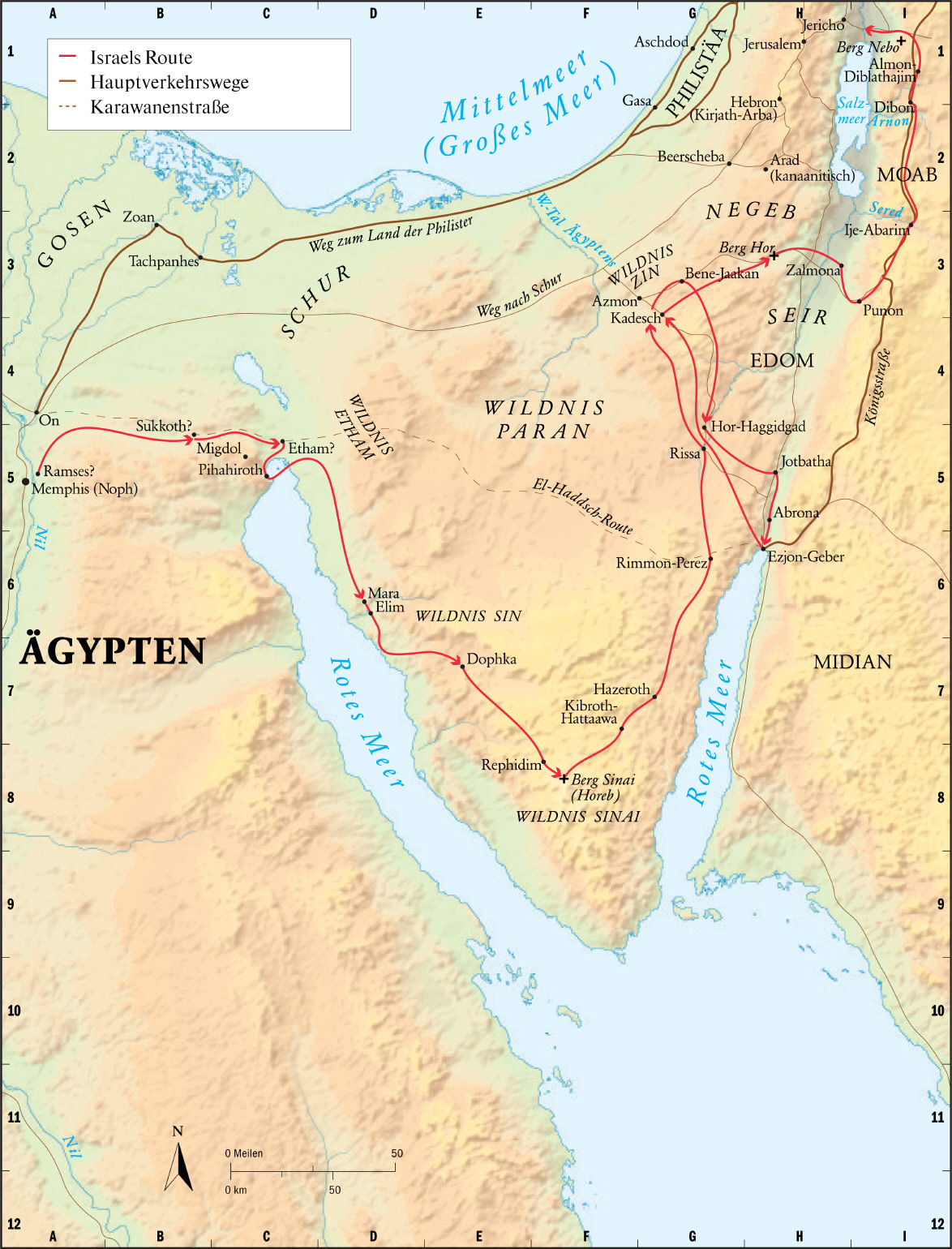 Auszug aus Ägypten (Route)