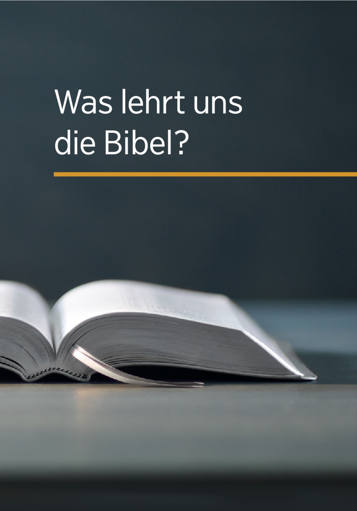 Was lehrt uns die Bibel?