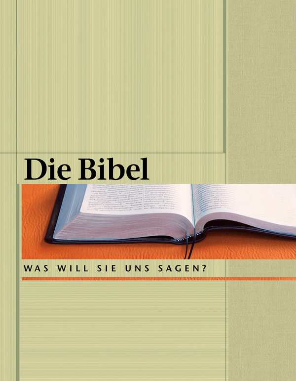 Umschlagseite der Bibelbroschüre