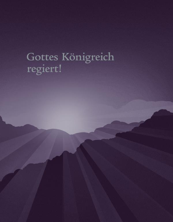 Titelseite des Buches „Gottes Königreich regiert!“