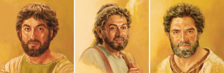 Jakobus (Bruder von Johannes), Andreas, Petrus