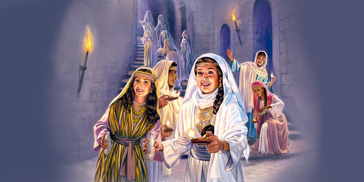 Die 10 Jungfrauen aus Jesu Gleichnis