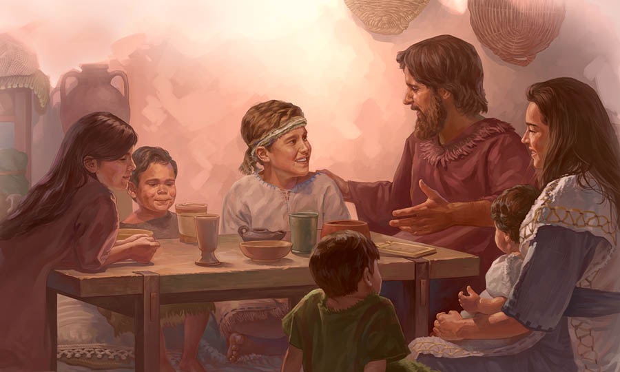 Jesus verhält sich seinen Eltern gegenüber respektvoll