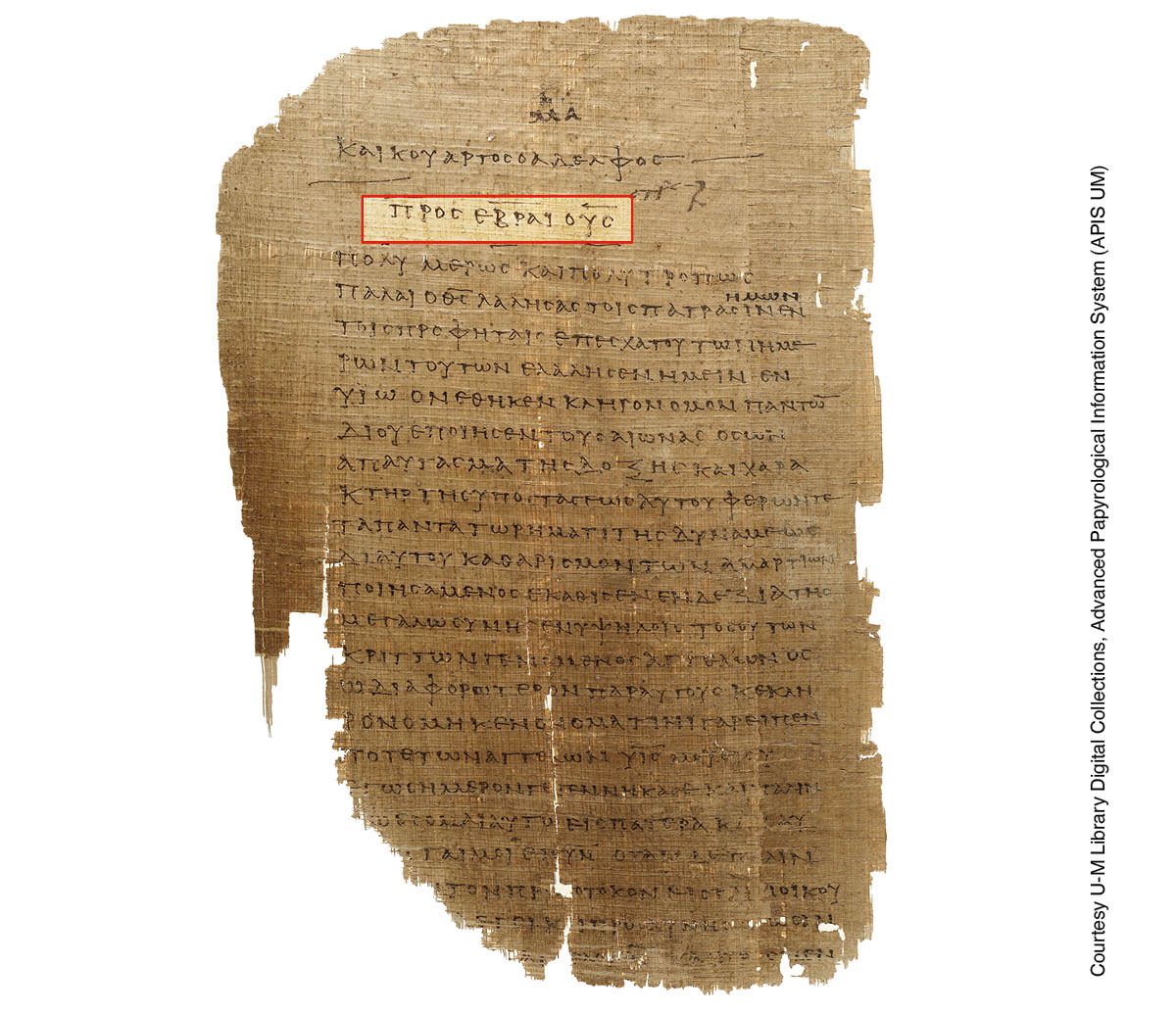 Der Brief von Paulus an die Hebräer