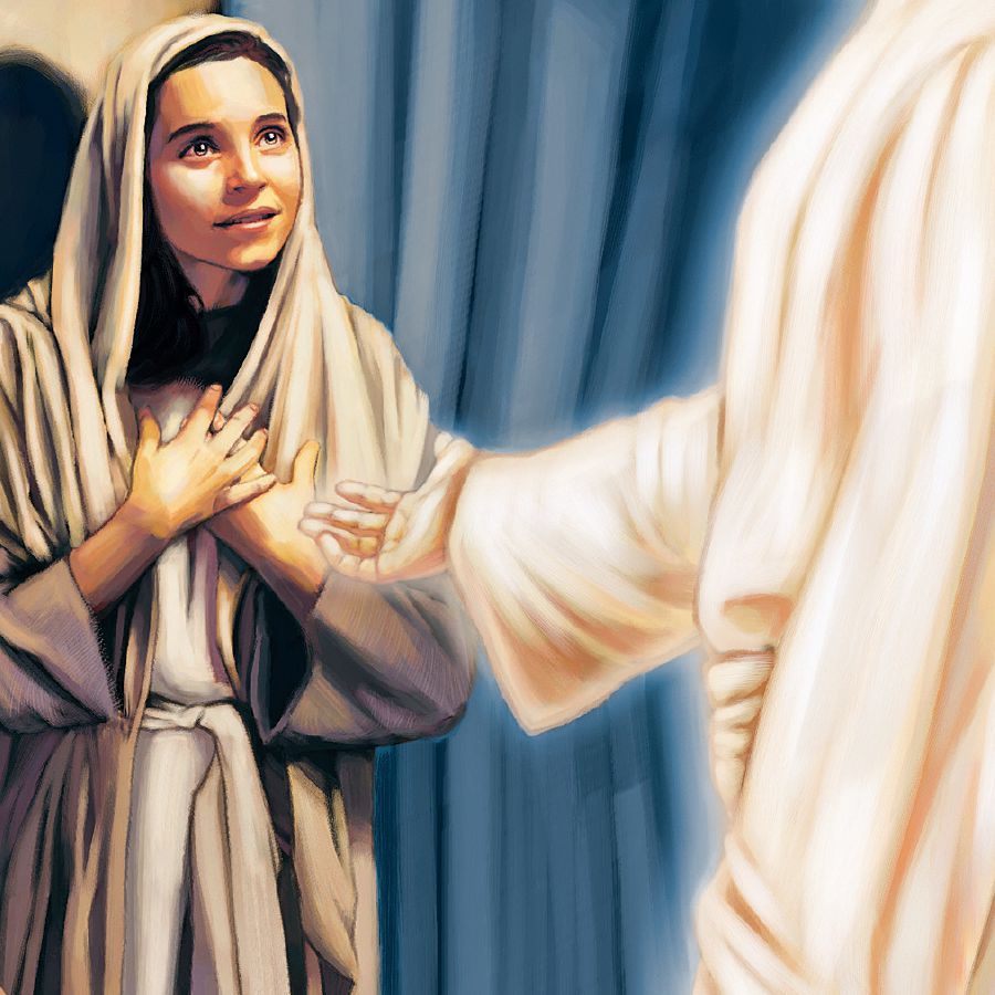 Der Engel Gabriel besucht Maria