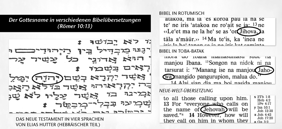 Der Gottesname in Originalmanuskripten