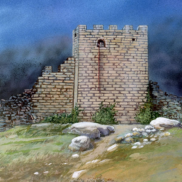 Die rote Schnur an Rahabs Fenster