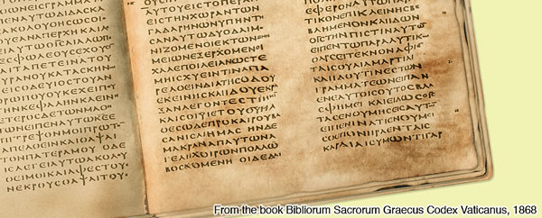 Der Codex Vaticanus 1209 aus dem 4. Jahrhundert