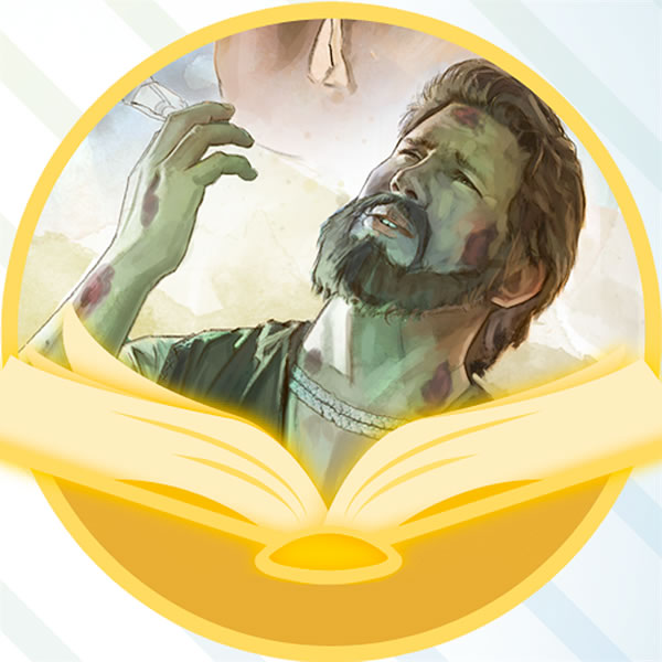 Eine aufgeschlagene Bibel