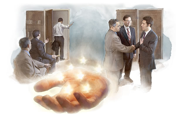 1. Jemand lässt sich nichts sagen. 2. Jemand lässt sich etwas sagen 3. Die sieben Sterne in der Hand Jesu