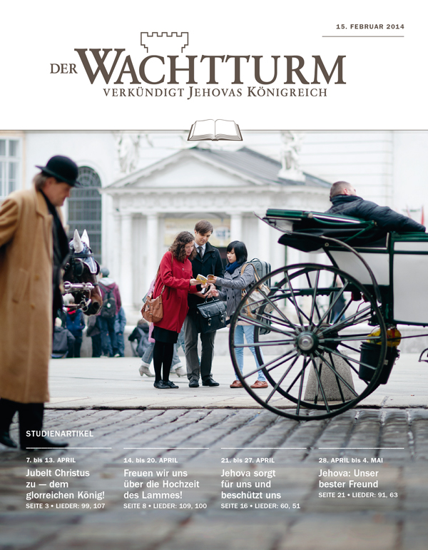 Jehovas Zeugen beim Predigen