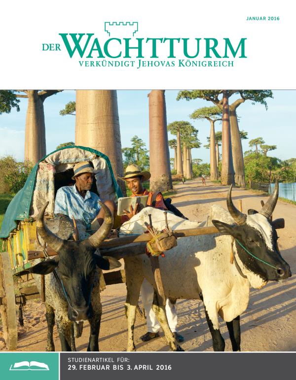 Studienausgabe des Wachtturms von Januar 2016