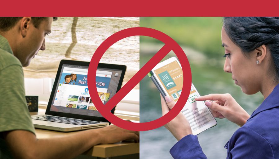 Publikationen von Jehovas Zeugen sind urheberrechtlich geschützt und dürfen nicht auf anderen Internetseiten veröffentlicht werden