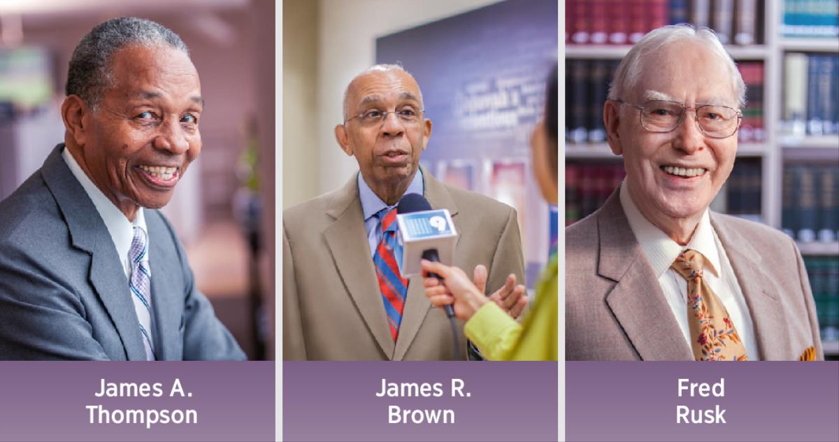 James A. Thompson; James R. Brown; Fred Rusk