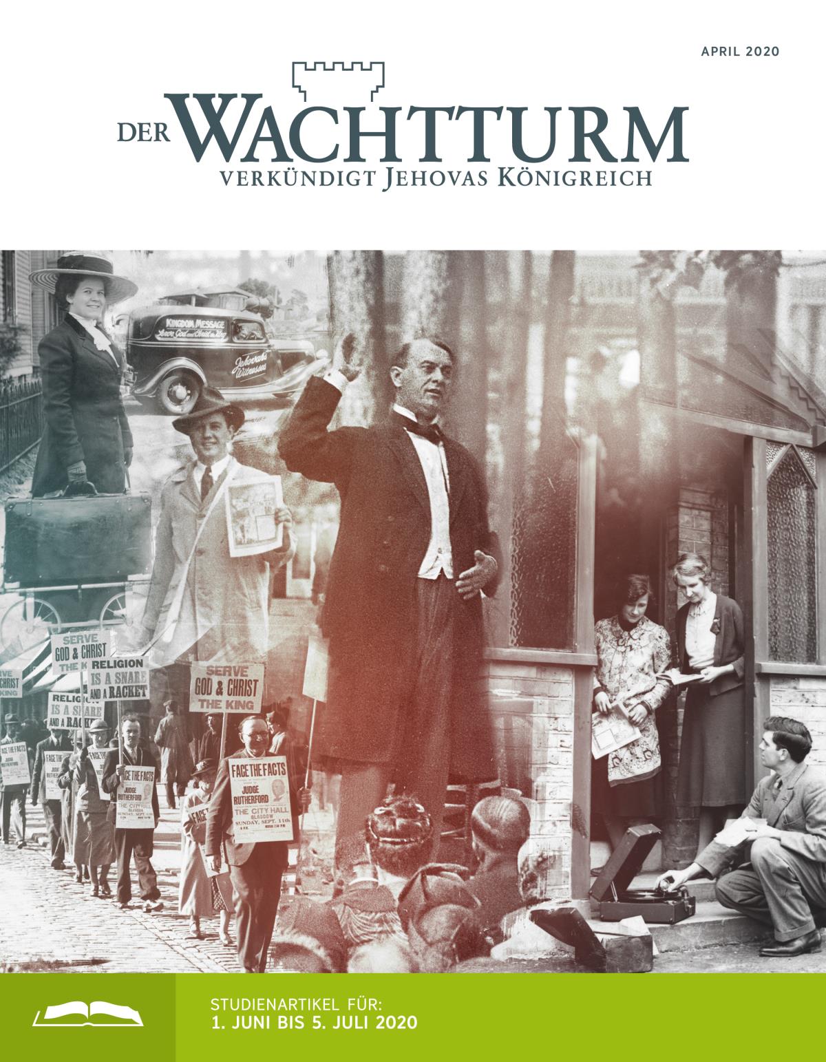 Der Wachtturm – Studienausgabe, April 2020.