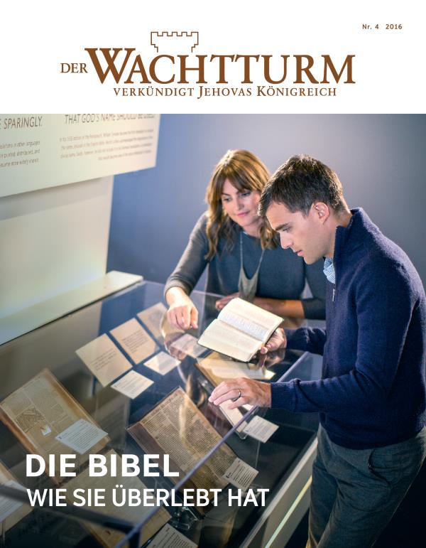 Titelseite des Wachtturms, Nr. 4 2016 | Die Bibel: Wie sie überlebt hat