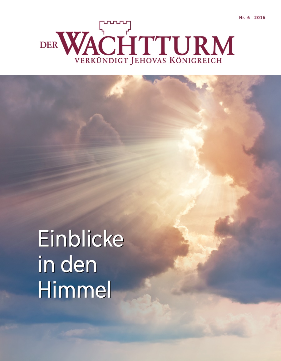 Titelseite des Wachtturms, Nr. 6 2016 | Einblicke in den Himmel
