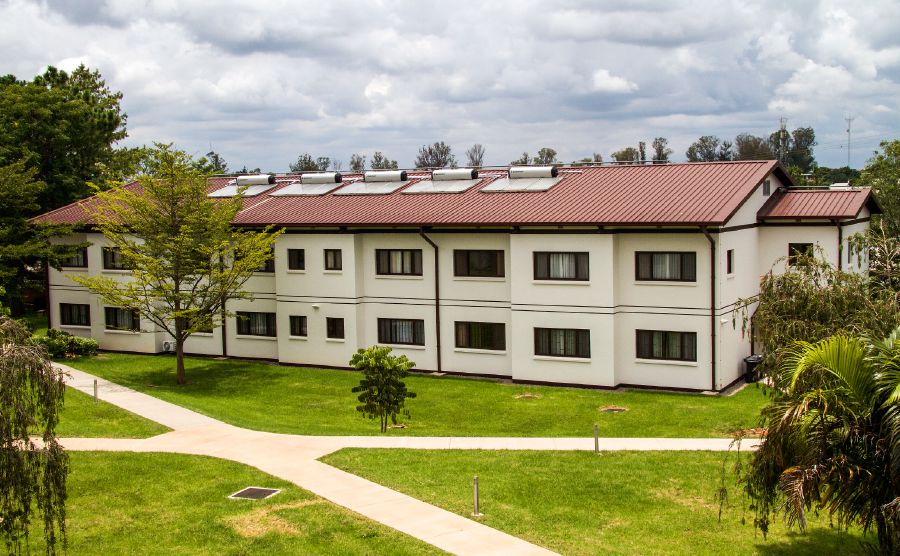 Neues Wohngebäude des Zweigbüros in Madagaskar