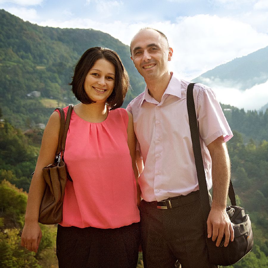 Ana und Temuri Bliadse