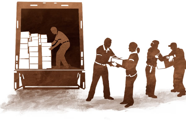 Distributing disaster relief supplies