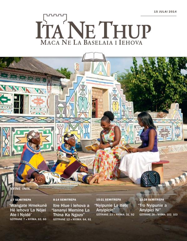 Cover of the Watchtower Study Edition, July 15, 2014