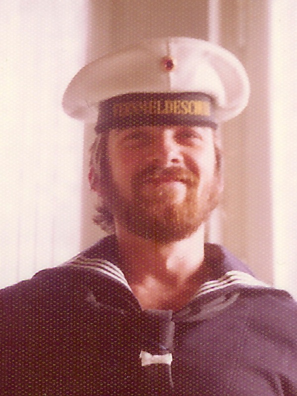 Christof Bauer while serving in the German navy