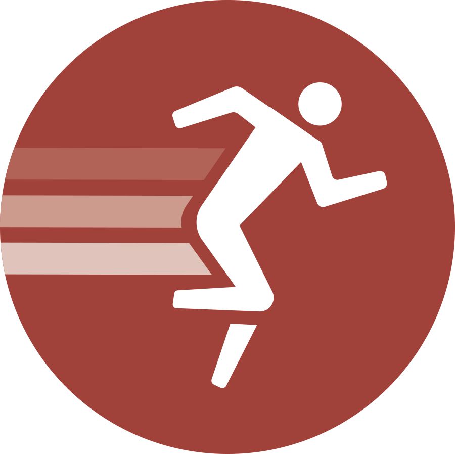 Una persona corriendo