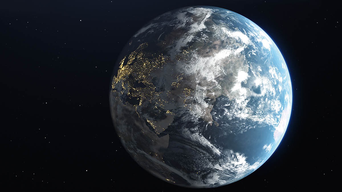 La Tierra vista desde el espacio