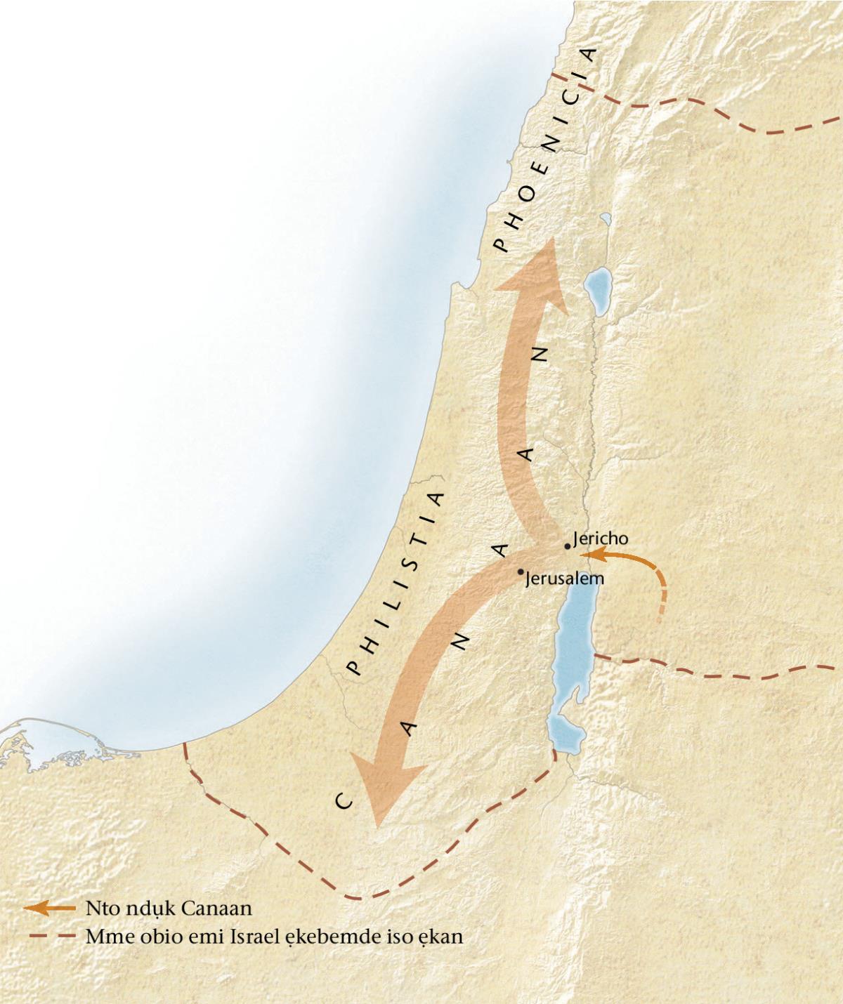 Map Canaan[Map ke page 11]