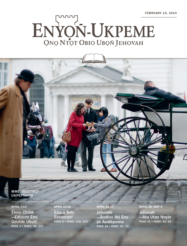 Mme Ntiense Jehovah ke ẹkwọrọ ikọ