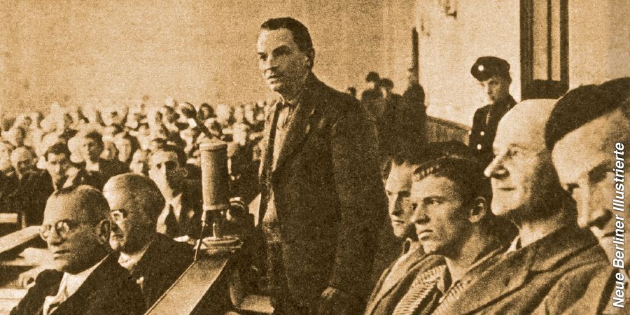 Αδελφοί δικάζονται σε κομμουνιστικό δικαστήριο στην Ανατολική Γερμανία.