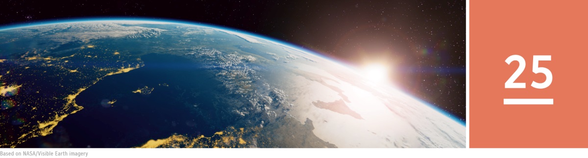 Μάθημα 25. Η Γη όπως φαίνεται από το διάστημα.