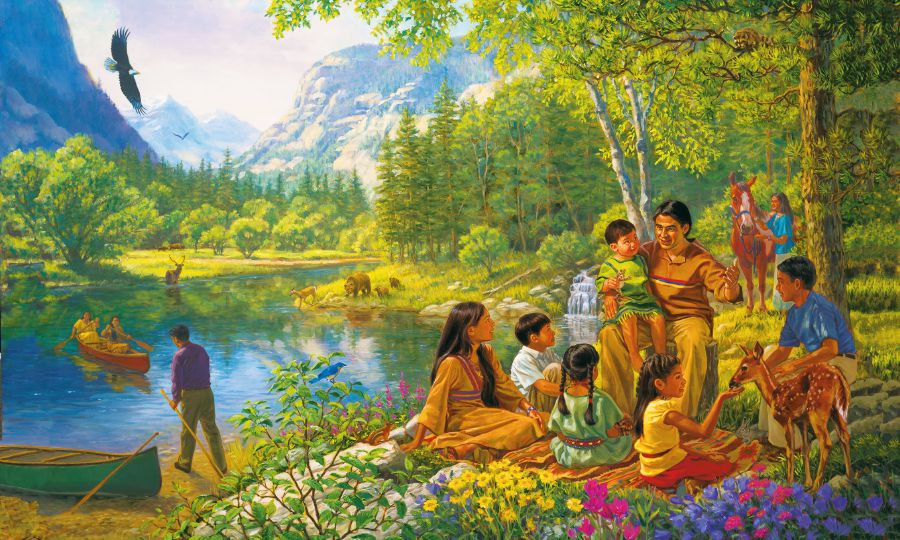 People enjoy life in Paradise